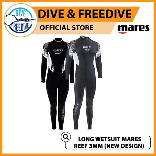 Jual Long Wetsuit Mares Reef 3mm Men / Women Diving Baju Selam New ...