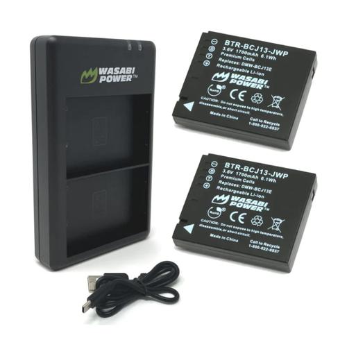 Wasabi Power Battery Charger for Panasonic DMW-BCJ13 BCJ13E Baterai Lumix  LX5 LX55 LX5K LX5W LX7 Baterai di Wasabi Power Indonesia Tokopedia