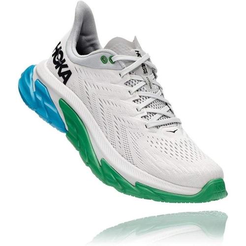 Gambar HOKA ONE ONE CLIFTON 9 EDGE RUNNING SHOES - NIMBUS CLOUD / GREEN BLUE - Cream, 39 dari MDAP SPORT undefined Tokopedia