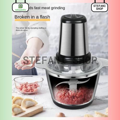 Jual Penggiling Bumbu Dan Daging Stainles Steel Chopper Blender ...