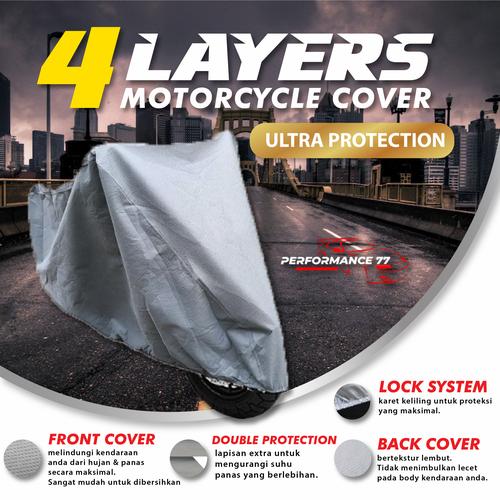 Jual Cover Motor Premium Bajaj Rouser 4 Layers Waterproof Outdoor ...