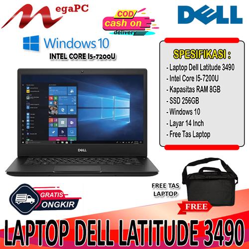 Promo Laptop Dell Latitude 3490 Intel Core I5-7200U Ram 8GB SSD