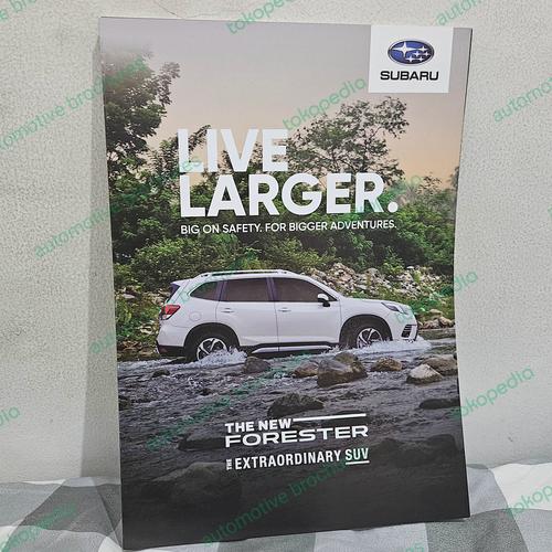 Jual brosur katalog mobil subaru forester 2023 leaflet malaysia Kota
