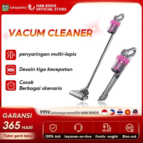 Promo HAN RIVER Vacuum Cleaner Pengisian tanpa kabel Penyedot Debu