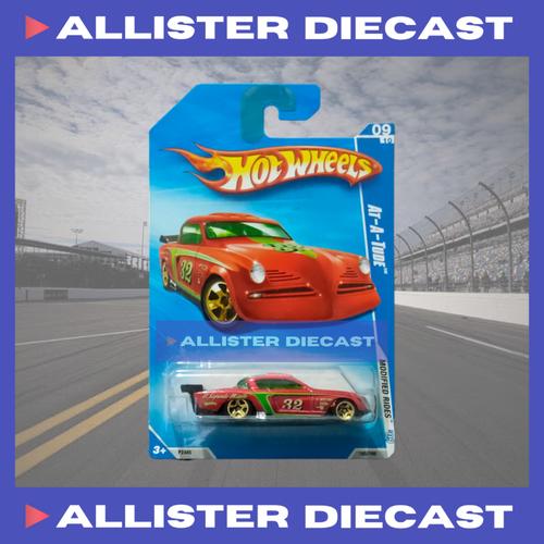 Hot Wheels 2009 Modified Rides AT-A-TUDE Diecast Car – 1:64 Scale, Red (165/190)