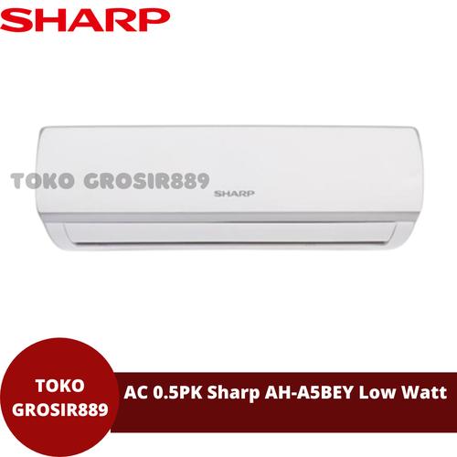 Jual AC Sharp Low Watt 1/2PK Pendingin Ruangan 0.5PK AH-A5BEY - UNIT ...