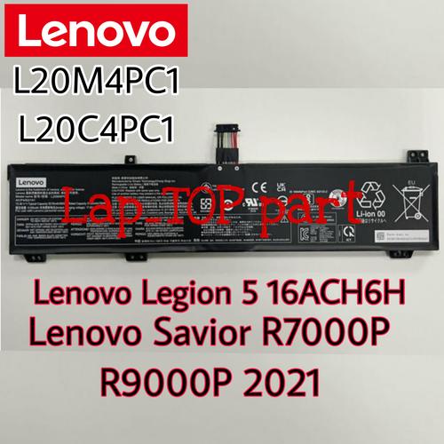 L20C4PC1 L20M4PC1 Remplacement De La Batterie D'un Ordinateur Portable Pour Legion 5 Pro-16ACH6 16ACH6H 16ITH6 16ITH6H Legion 5-15ITH6 15ITH6H 15ACH6 15ACH6A Legion 7-16ITHg6 Serie(15.36V 80Wh