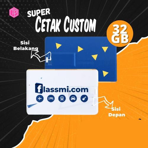 Jual Flashdisk Kartu Custom - Flash disk Kartu 32GB - USB Card 32GB ...