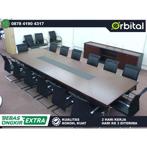 Jual Meja Rapat panjang - meja meeting 300 x 120 x 75 cm - meja kerja