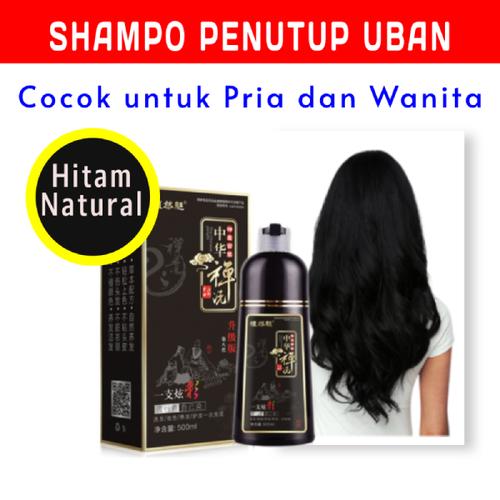 Jual Zhi Ran Mei Shampoo Herbal Cat Pewarna Penghitam Rambut Uban