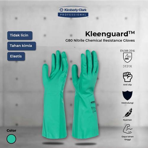 Promo KleenGuard™ Gloves G80 Nitrile Chemical ResistantSarung Tangan Karet L Kota Tangerang