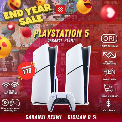 SONY PS5 Playstation Disc Digital Resmi Sony Indonesia Bonus Games DIGI  SLIM INDO, STIK di Kyuuden Games Indonesia Tokopedia