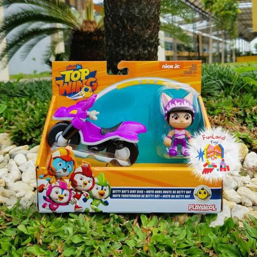 Jual Nickelodeon Top Wing Betty Bat's Dirt Bike with Removable Figure