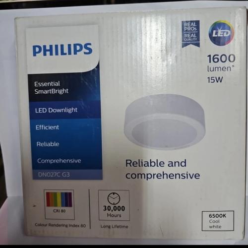 Jual Dowlight LED PHILIPS Essential smart bright DN027C G3 15W D200 ...