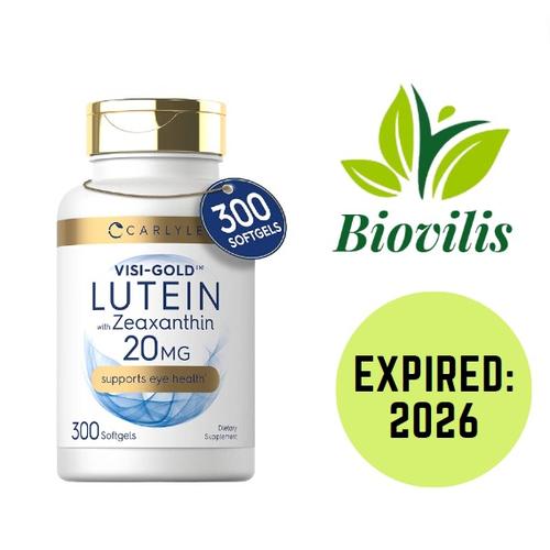 Jual CARLYLE VISIGOLD LUTEIN 20 mg with Zeaxanthin 300 Softgels