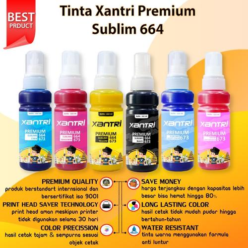Jual Tinta Xantri Sublim 003 Printer L1110 L3110 L3150 L4150 L4160