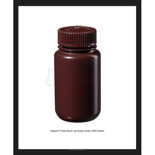 Jual Sample Bottle HDPE 125 ml Amber Wide Mouth Botol Sampel | Nalgene ...