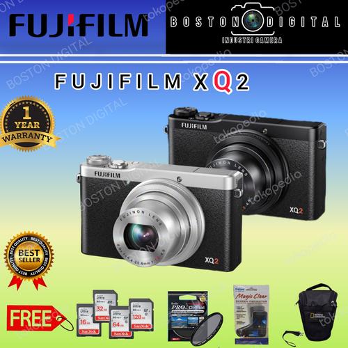 Jual FUJIFILM CAMERA XQ2 / CAMERA DIGITAL FUJI XQ2 BOX PUTIH, PAKET