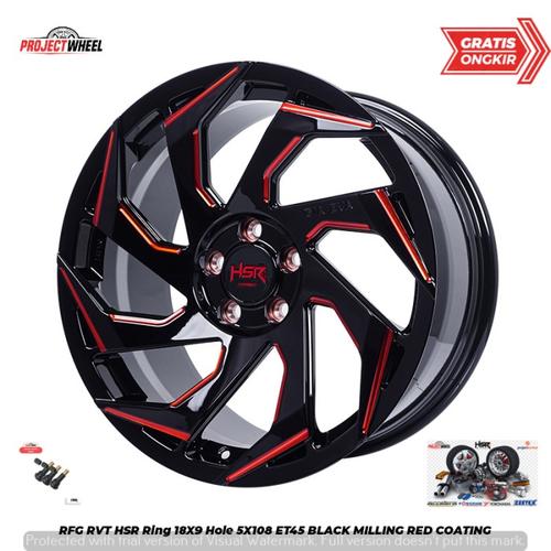 Jual Velg Racing Mobil RFG RVT Ring 18 HSR Peugeot, Rangerover, Volvo ...