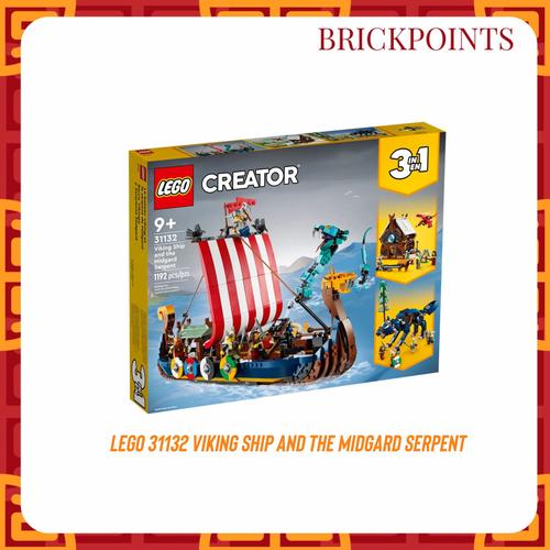 LEGO® Viking Warrior Female Creator Minifigure with Sword 31132 vik041 New