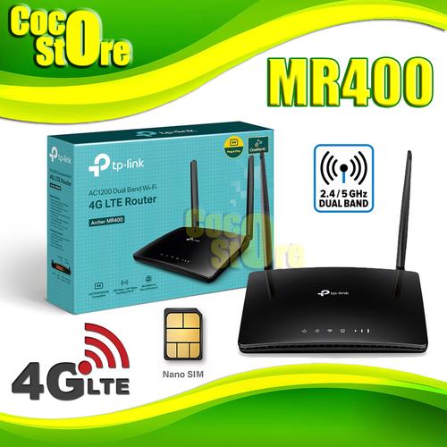 Jual Modem TP-Link Archer MR400 AC1200 Wireless Dual Band 4G LTE Router ...