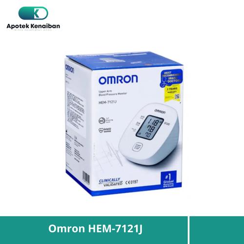OMRON BLOOD PRESSURE MONITOR HEM 7121J TENSIMETER DIGITAL di Apotek  Kenaiban Tokopedia