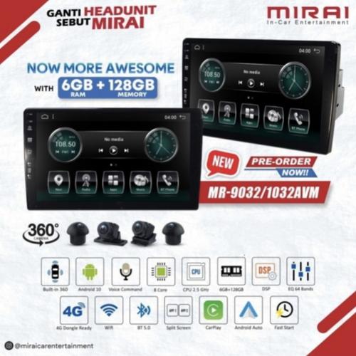 Jual Head Unit Android Mirai MR-9032AVM / HEAD UNIT ANDROID MIRAI ...