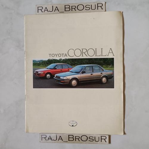 Jual Poster brosur katalog booklet jadul lawas Toyota Corolla Twin Cam