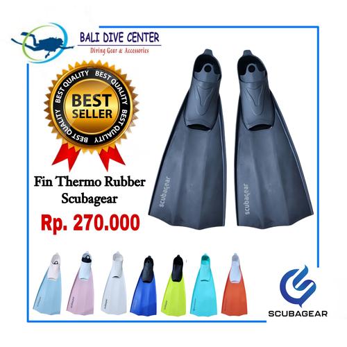 Jual SCUBAGEAR Fin Thermo Rubber Fin Snorkeling Scuba Diving Freedive