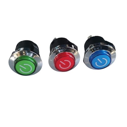 Jual Push Button Tombol on off bulat mobil aki anak Saklar Bulat 26mm ...
