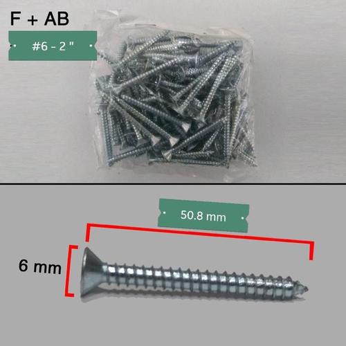 Jual (#6 x 5 cm) MOON LION Taping Screw Sekrup Skrup Kayu FH + (10 PCS ...