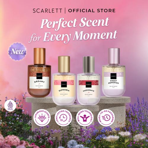 Jual Scarlett Whitening Eau De Parfum DREAMY/SWEET/EUPHORIA
