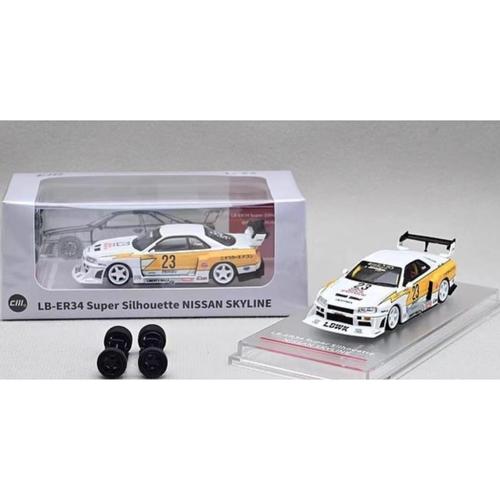 Jual CM Model 1/64 Nissan Skyline GTR R34 LBWK Super Silhouette ...