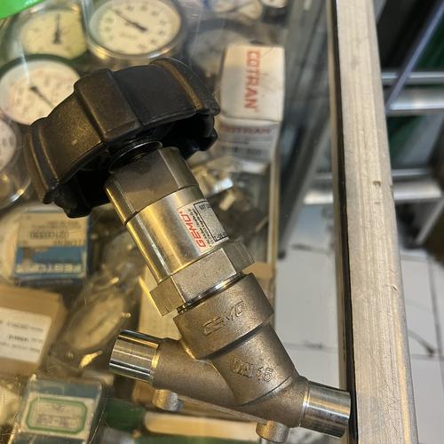 Jual Angle seat globe valve piston valve GEMU 1/2inch DN15 type Las