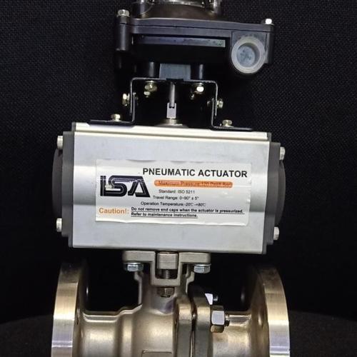 Jual BALL VALVE ACTUATOR SS316 FLANGE PN16 SIZE 1 1 2 INCH DN40 jual-ball-valve-actuator-ss316-flange-pn16-size-1-1-2-inch-dn40