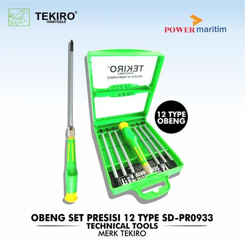 Jual Obeng Set Pres Sisi Merk Tekiro 12 In 1 Type SD-PR0933 Technical ...