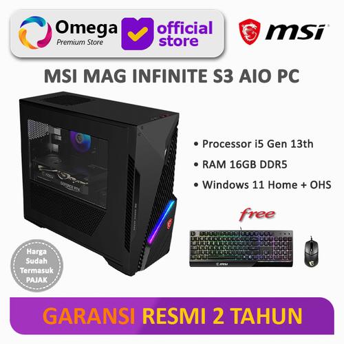 Promo MSI MAG Infinite S3 PC AIO i5-13400F RTX 4060 16GB