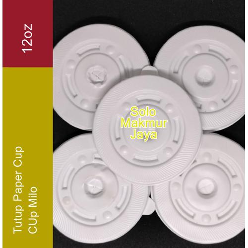 Jual Tutup Paper Cup Lid Paper Cup 12oz Tutup PaperCup Tutup Gelas ...