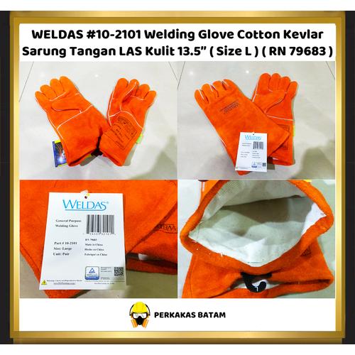 Weldas 10-2101L - Guanti da saldatore 10-2101 con orlo | WhichOne