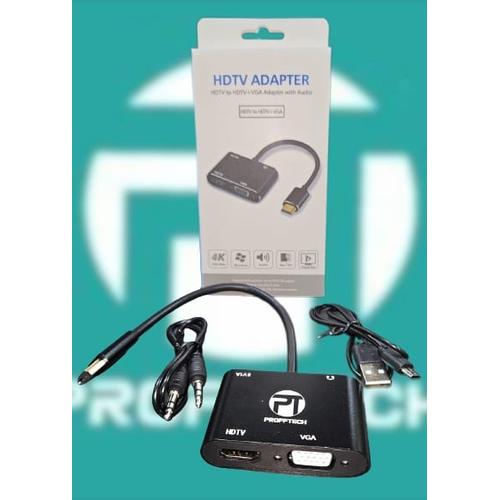 Promo CONVERTER HDTV to HDTV,VGA + Audio (2 in 1). Original PROFFTECH ...