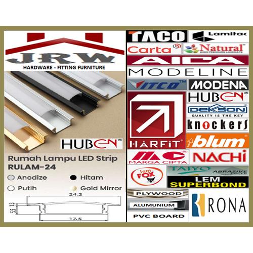 Jual Huben RULAM 24 - Rumah Lampu LED Strip Gold Mirror - Jakarta Barat ...