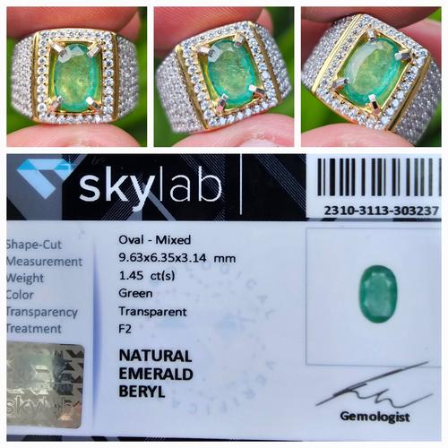 Batu Zamrud Green Emerald Beryl Memo 145 Crt