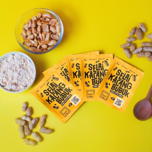 Promo Lean Lab 2GO Selai Kacang (13gr x5) Peanut Butter Powder Rendah ...