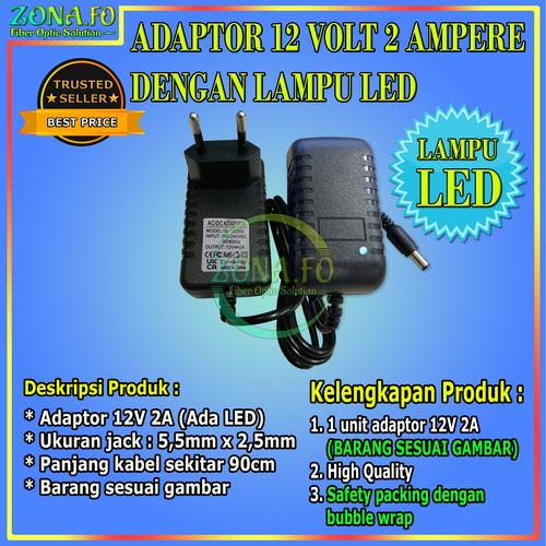 Promo Adaptor 12V 2A Power Supply 12V 2A DC Adapter CCTV 12V 2A