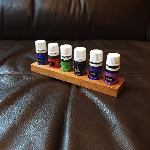 Eco Oil Rack Promo Eco-M wood essential oil rack holder 6 15ml / rak kayu tempat oil ...