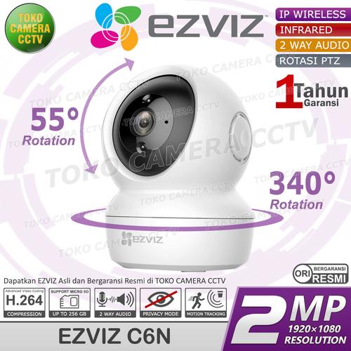 Jual CCTV WIFI KAMERA IP CAMERA EZVIZ C6N 1080p 2MP TANPA MEMORY