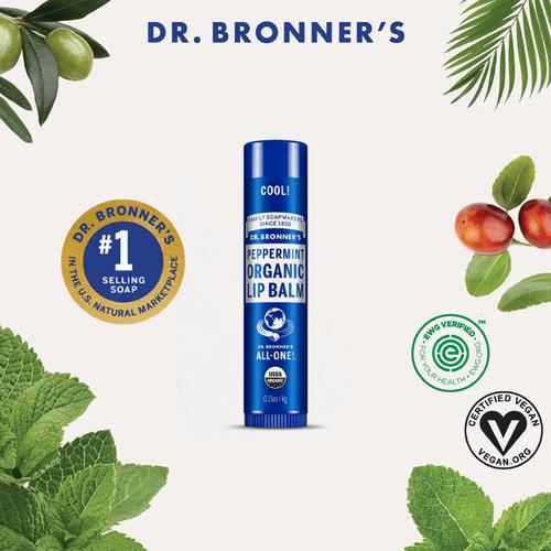 Promo Dr. Bronner's Lip Balm Organik varian Peppermint 4 g Jakarta