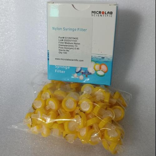 Filtration System Microlab Jual Syringe Filter Nylon 13mm Pori 0.45Um Filtration Microlab - Kota ...