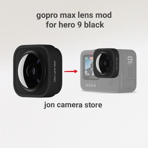 Jual gopro max lens mod hero 9/10 black original lensa wide