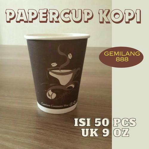 Jual Papercup/paper cup Uk 8 oz, gelas kertas, gelas kopi, Cup kertas ...